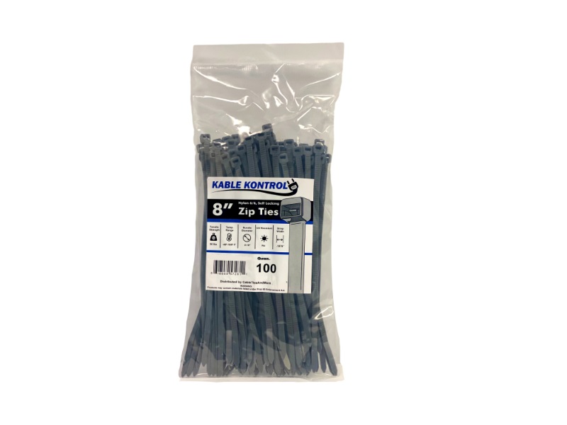 Certified Medium Duty Cable Ties with 50-lbs Tensile Strength, UL