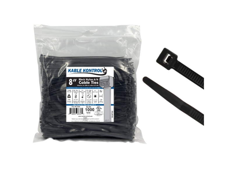 4 Light Duty Zip-Tite Cable Tie - Black