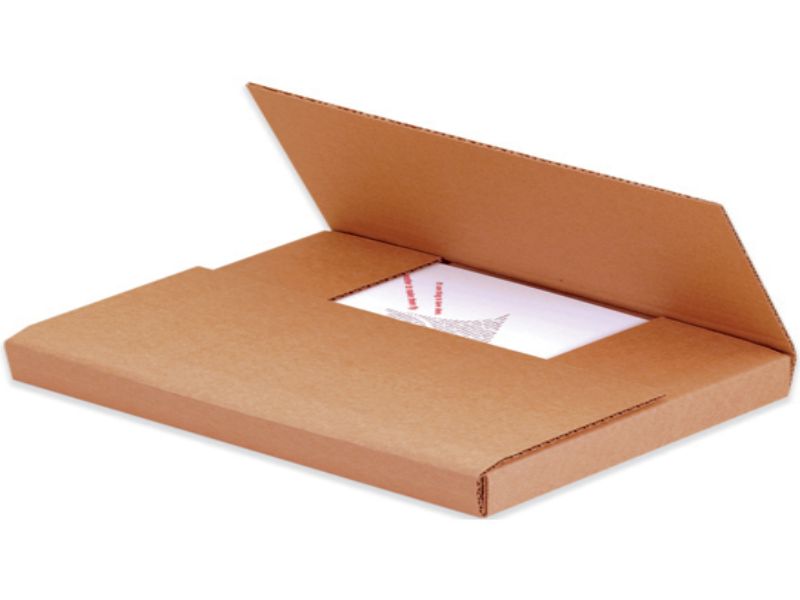 Easy Fold Mailer Boxes White And Kraft Foldable Maillers