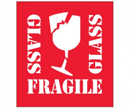 Fragile - Glass Labels