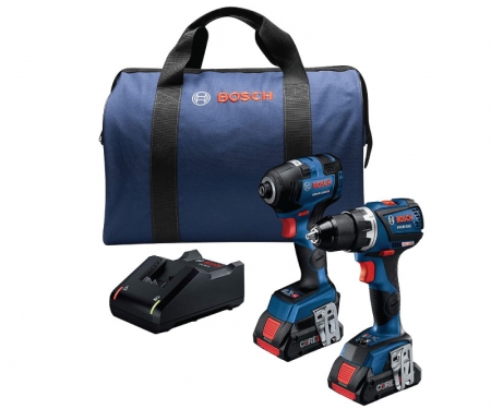 Bosch drill and impact driver online set