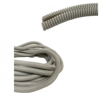 Kable Kontrol® Convoluted Black Split Wire Loom Tubing - 1/4 to 3