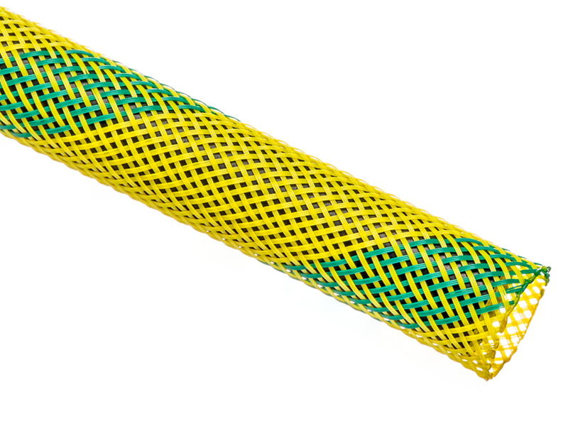 PET Expandable Braided Sleeving 25Ft-1.25 inch Wire Loom, Aibole