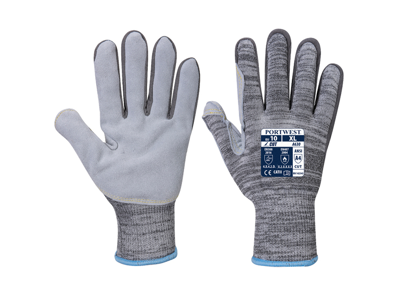 A646 - Vis-Tex Winter HR Cut Glove Nitrile - Portwest (Size: S)